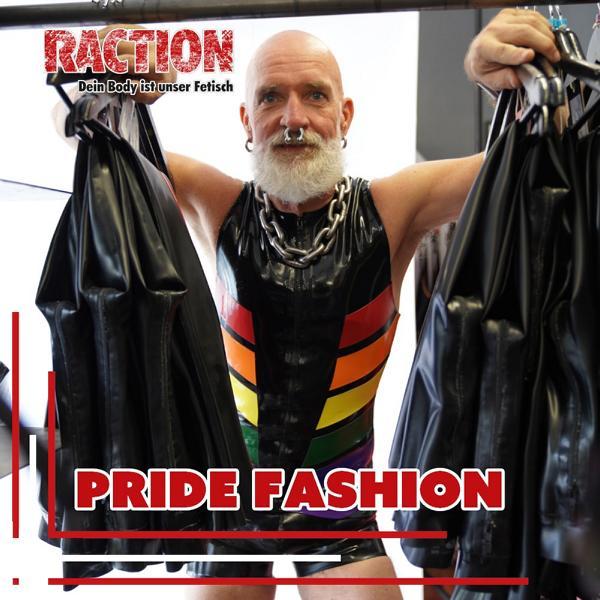 Pride Shirt Amsterdam – Latex mit exklusivem Regenbogendesign | 3–4 Wochen Lieferzeit